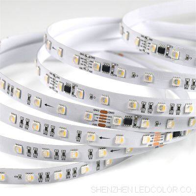 DC36V RGBW UCS2904 5050 Digital LED Light Strip 2904 RGBW 30M Pixel Smart Control Led Strip Lighting photo-3