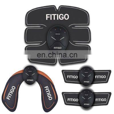 WHOLESALE FITIGO  XT5 ULTIMATE  Ultimate EMS ABS & Arms Muscle Simulator HIPS Training Home Abdominal Trainer Set