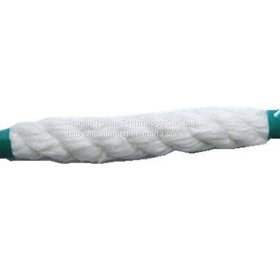 Ceramic fiber roving rope
