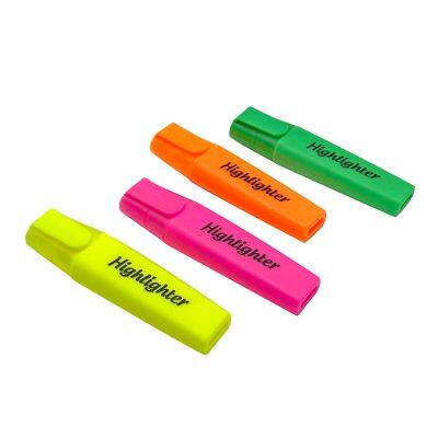 China Oem Custom Cheap Highlighter Marker Low Moq Macaron Pastel Colors Mini Square Highlighter Pen Set photo-3