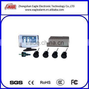 LCD car accessories parking sensor with 4/6/8 sensors optional with long display distance