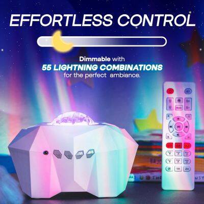 Aurora Light Projector Northern Lights Projection Lamp With Bluetooth Music Speaker Galaxy Star Night Light For Bedroom photo-3