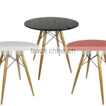 Glass or MDF Top With Wood Base Dining Table photo-6