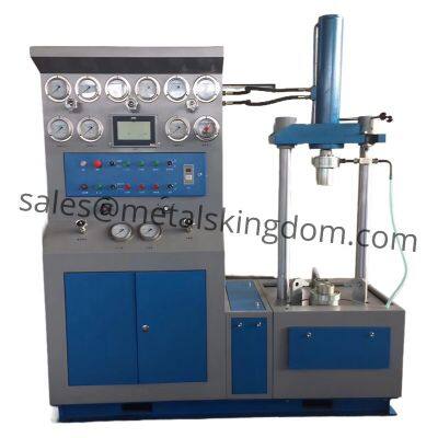Top Pressure SYTL150/7.5-32 Type Vertical Valve Test Bench   Top Pressure Vertical Valve Test Bench