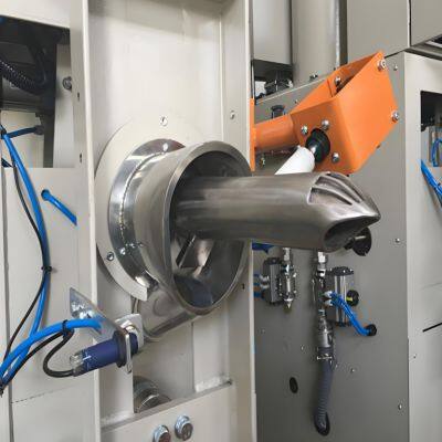 Powder Product Automatic Continuous Packaging Machinery With Valve Type Bag Packing Equipment