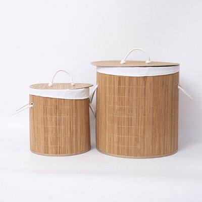 Bamboo storage basket