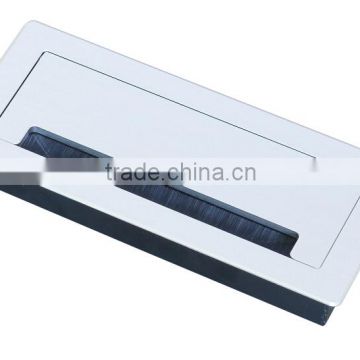 hot sales office desk aluminium alloy wire cable grommet box