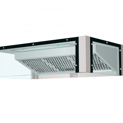 SUS304 Exhaust Hood With Safety Glass for Industrial Ventilation Systems