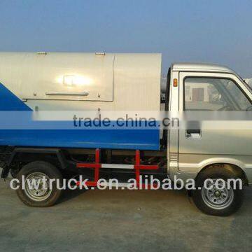 2015 Top Selling Peru Changan small garbage truck,4x2 Container Garbage truck