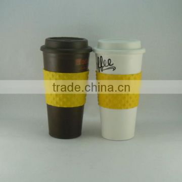 take away coffee cups with Silicon gel