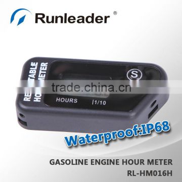 Resettable LCD waterproof hour run wireless maintenance reminder Electric Motor Inductive Hour Meter RL-HM016H use for all