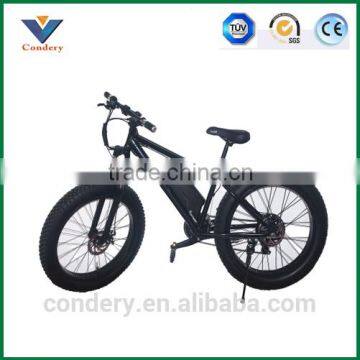 300w Fat Tires electric snow bike electric mountain bike electric bike battery