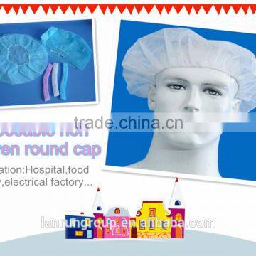 Disposable nurse round cap,head cap,shower cap