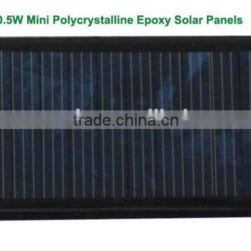 0.5W Mini Polycrystalline Epoxy Solar Panels