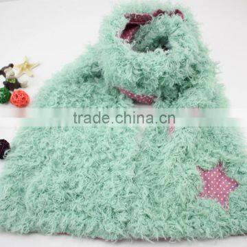 2015 Autumn Winter Newest Cotton and CamoFleece Moon Star Pattern Boys Girls Fashion Baby Scarf photo-4