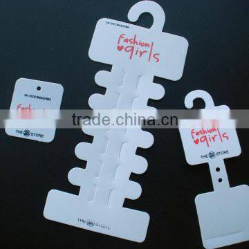 die cut hang tags, plastic PP tags