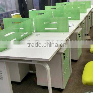 economic design office partition with mobile pedestal workstation office furniture(SZ-WST743)