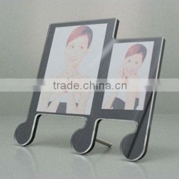 Acrylic counter 2 Picture Photo Frame display stand