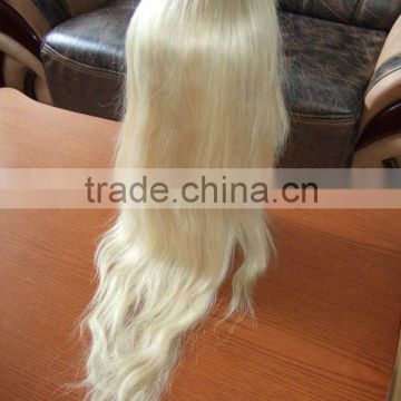 2016 wholesale best quality human hair 613 blonde human hair full lace wig