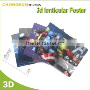 Custom design lenticular 3d card for promotion