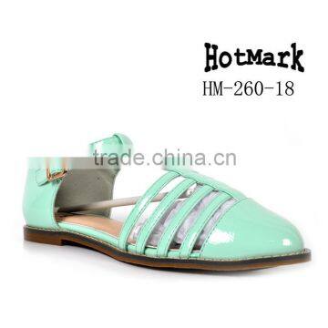 Wholesale Fashionable and Comfortable Fashion flat Women PU Sandals