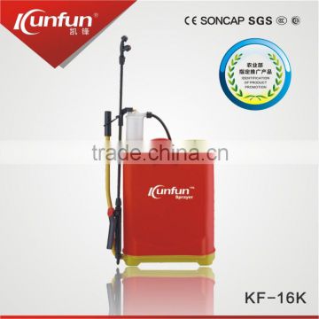 Low price china factory knapsack manual pump sprayer