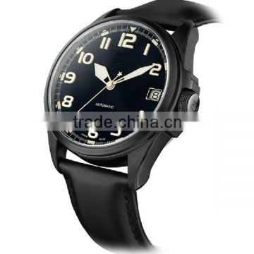 High quality stainless steel case back hand winding oem watch automatic movement