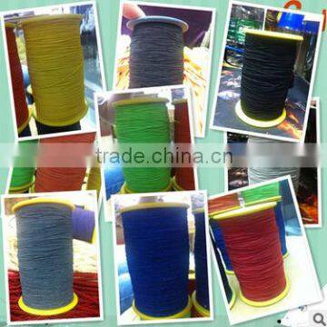 Round Rubber thread roll/nylon Elastic ring cord plastic yarn/elastic band 1.2mm for shoes garments