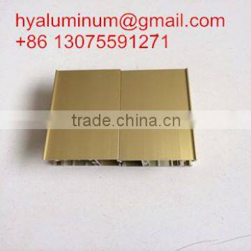 Golden Electrophoresis Aluminum Profile for Windows