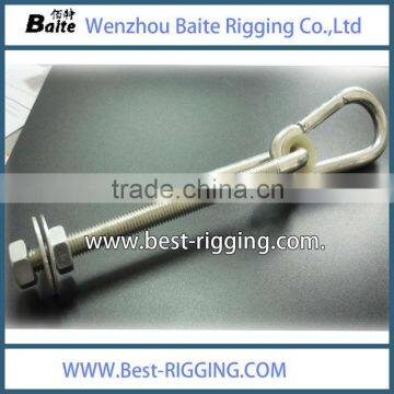 HIGH QUALITY HARDWARE RIGGING SWING HOOK WITH BOLT & NUTS EYE BOLT photo-5