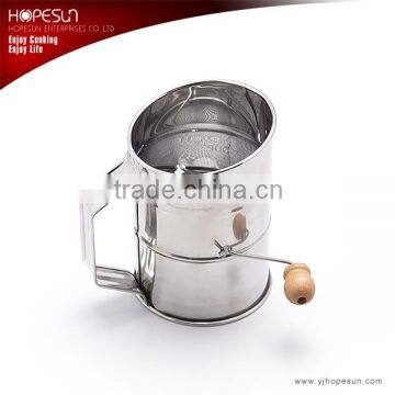 HS-FS005 New design stainless steel flour sifter sieve