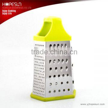 Best newdesign metal vegetable and fruit grater with colorful handle