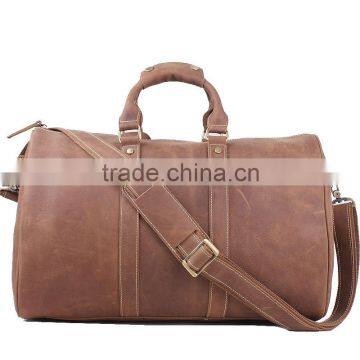 Fashion Wholesale 2015 Men Leather Travel Bag, Hotest Sale Travel Bag