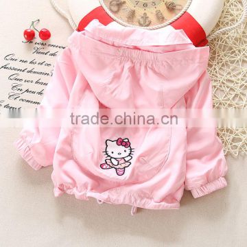 Baby girl small cat coat spring fashion coat lovely baby coat