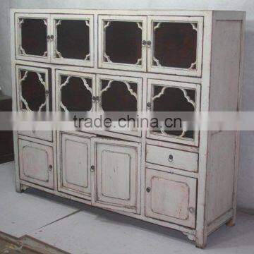 Chinese antique furniture--white cabinet