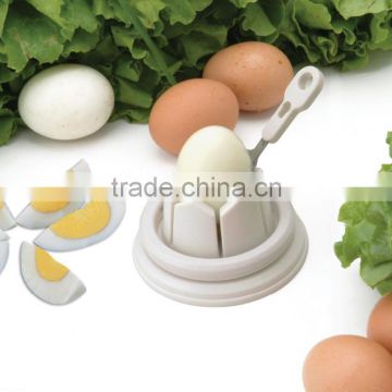 PP+S/S 12.3*9.5*5.6 Kitchen tools fancy egg cut/egg slicer