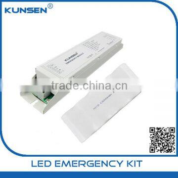 LED tube emergency conversion kit with 100% output for 18W led tube emergency with battery pack