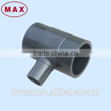 HDPE pipe and pipe fittings pe tee hdpe reducing tee