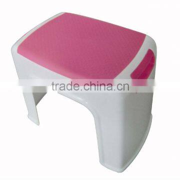 plastic color top stool PP non-skid stool with handle