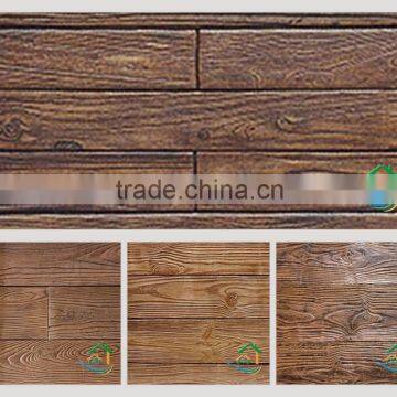 Decorative wood panel wall cladding