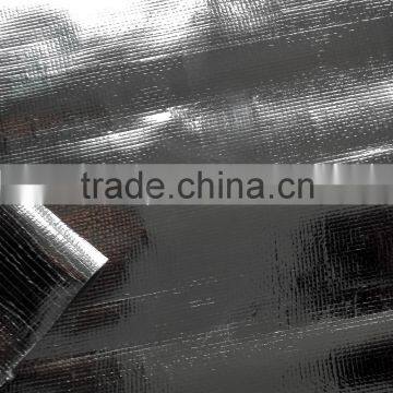 aluminium pe tarpaulin woven fabric plastic sheet cover with uv resistance and light reflective