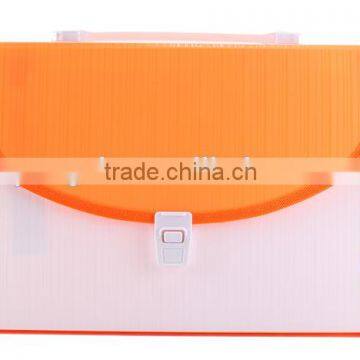 Stationery Office Use A4/FC Colorful Transparent Plastic Wallet PP Folding Plastic Wallet photo-5