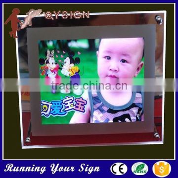 desktop acrylic photo light box crystal light box