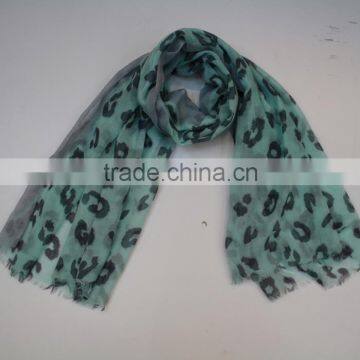 Polyester Fashion Leopard Scarf Wholesale Leopard Print Scarf photo-2