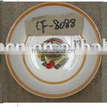 16pcs Round Ceramic Dinner Plates Set