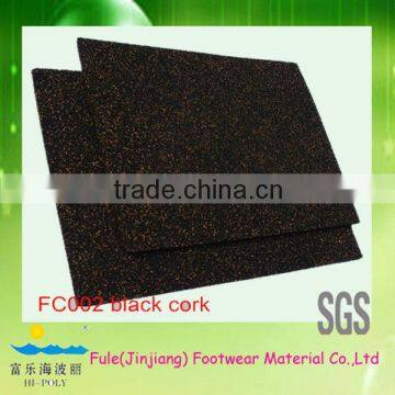 black cork material rubber carpet underlay