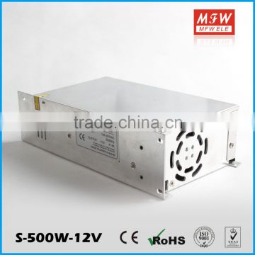 ac/dc 48v to 230v 500w led power supply with fan