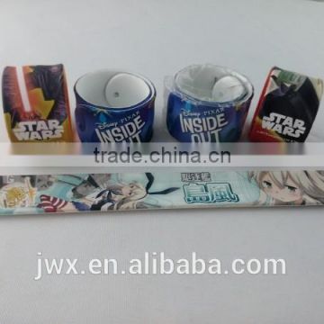 Colorful slap bracelet for advertising factory supply