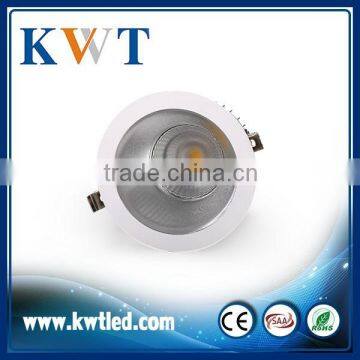 High Quality CE ROHS COB warm white 10 inch led downlight