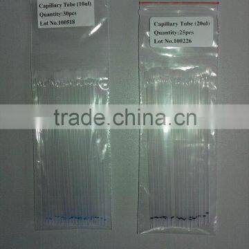 plastic capillary tube